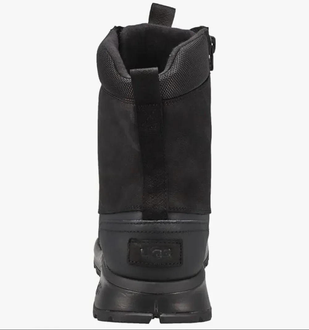 UGG $229 Emmett Duck Boot Hi Black Waterproof Cold Rated Men’s 11 NWOT